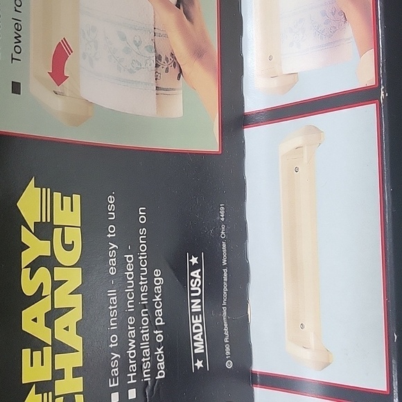 Vintage Rubbermaid Paper Towel Holder Almond Plastic 2364 1990 USA - Picture 5 of 6